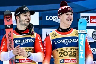 Loïc Meillard et Franjo von Allmen sont désormais champions du Monde de combiné par équipes.